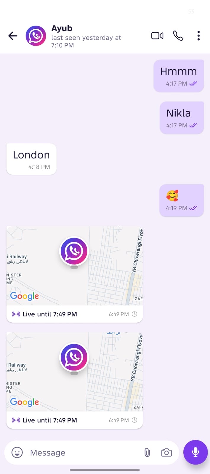 Encrypted Chatro conversation
